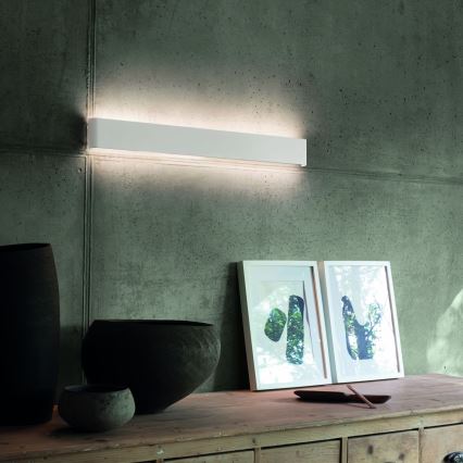 Ideal Lux - LED fali lámpa DELTA LED/30W/230V 3000K 83 cm CRI 90 fehér