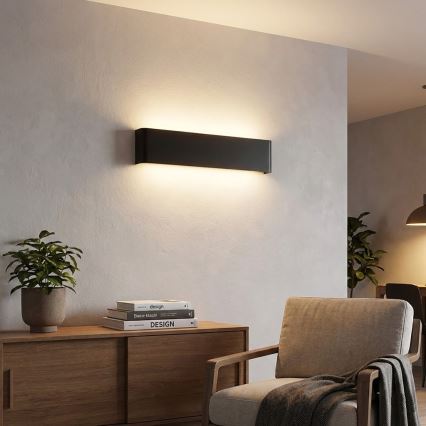 Ideal Lux - LED fali lámpa DELTA LED/30W/230V 3000K 83 cm CRI 90 fekete