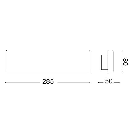 Ideal Lux - LED fali lámpa DESK LED/12,5W/230V CRI 90 fehér