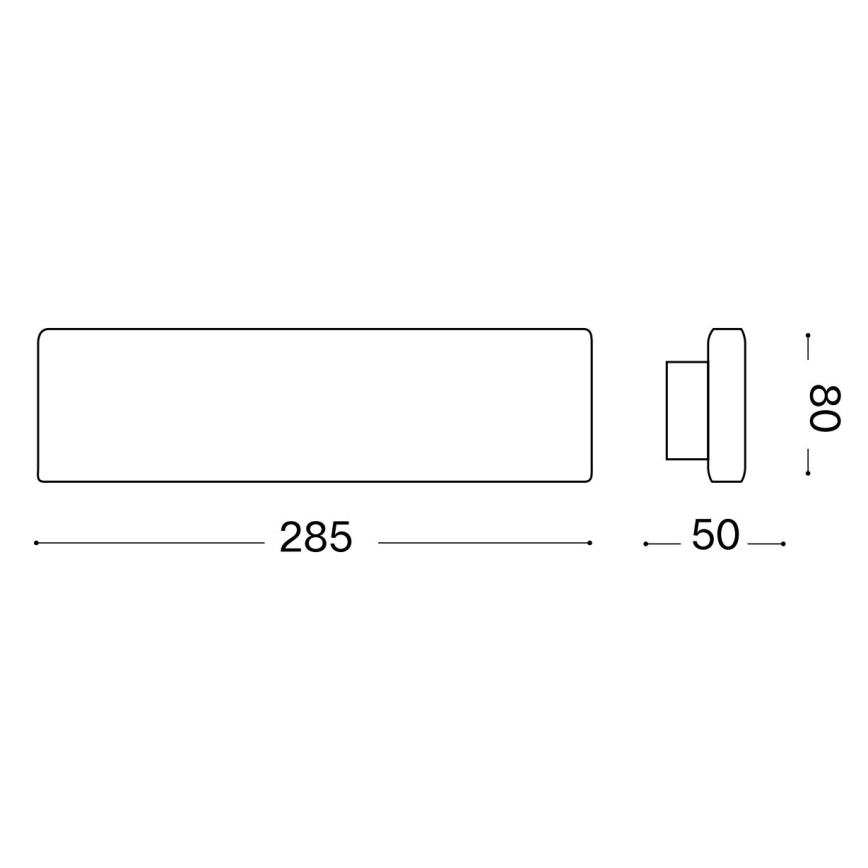Ideal Lux - LED fali lámpa DESK LED/12,5W/230V CRI 90 fehér