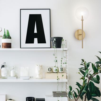 Ideal Lux - LED Fali lámpa EQUINOXE 1xG4/2W/230V réz/átlátszó