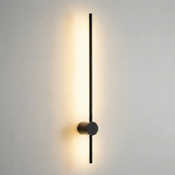 Ideal Lux - LED Fali lámpa ESSENCE LED/12W/230V 2700K 70 cm CRI 90 fekete