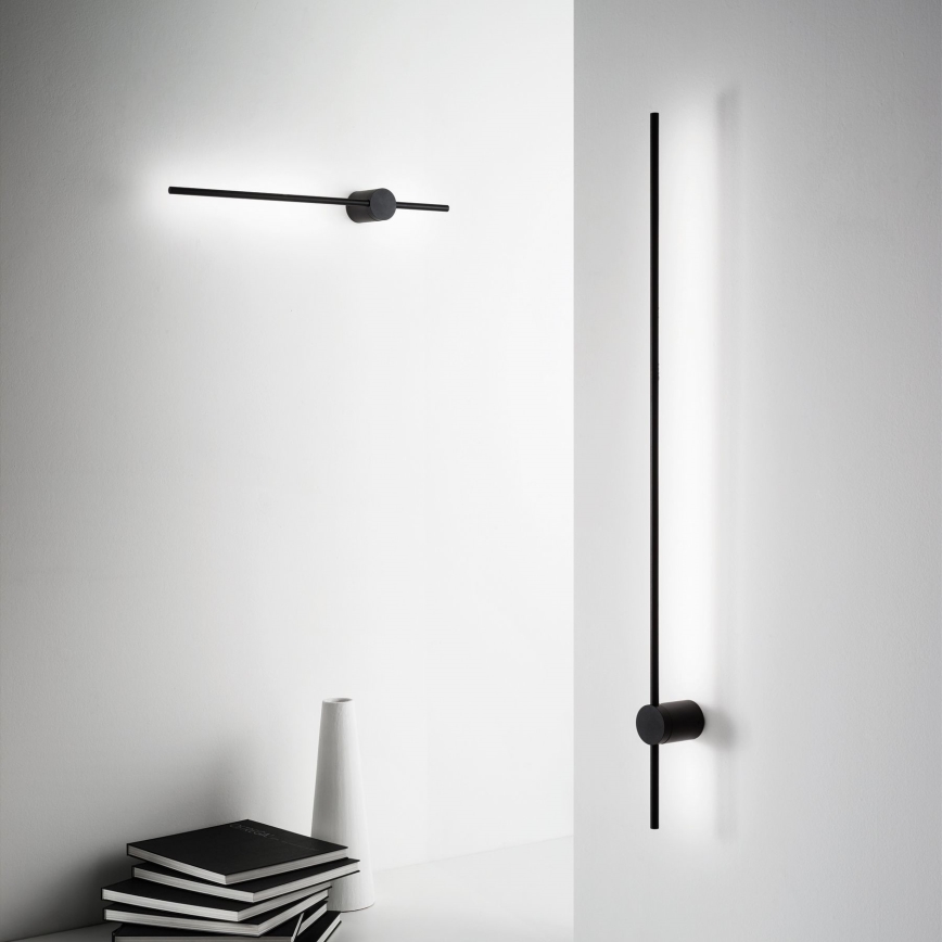 Ideal Lux - LED Fali lámpa ESSENCE LED/19W/230V 4000K 124 cm CRI 90 fekete