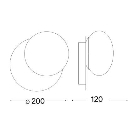 Ideal Lux - LED fali lámpa NINFEA 1xGX53/9W/230V fehér
