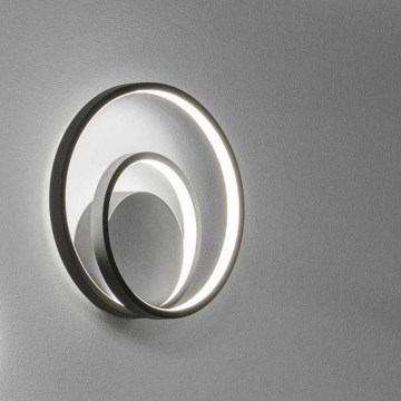 Ideal Lux - LED Fali lámpa OZ LED/26W/230V CRI 90 fekete