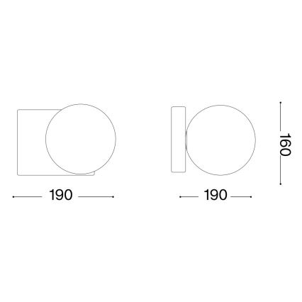 Ideal Lux - LED fali lámpa PENTA 1xG9/3W/230V arany