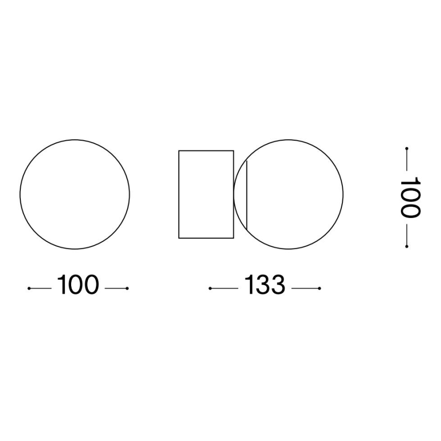 Ideal Lux - LED fali lámpa PERLAGE 1xG9/3W/230V arany/fehér