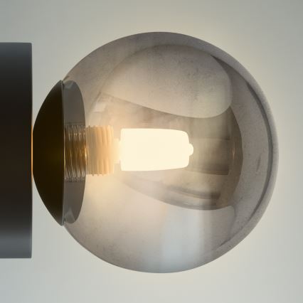 Ideal Lux - LED fali lámpatest PERLAGE 1xG9/3W/230V fekete/füstszínű