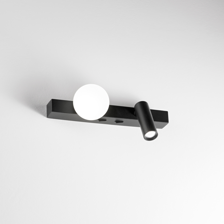 Ideal Lux - LED fali lámpa PING PONG 2xLED/3W/230V CRI 90 fekete
