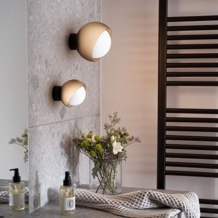 Ideal Lux - LED fali lámpatest BLOOM 1xG9/3W/230V arany/füstös bézs