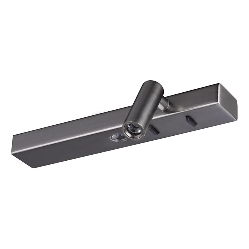 Ideal Lux - LED fali lámpatest BONNE 2xLED/6,5W/230V CRI 90 matt króm
