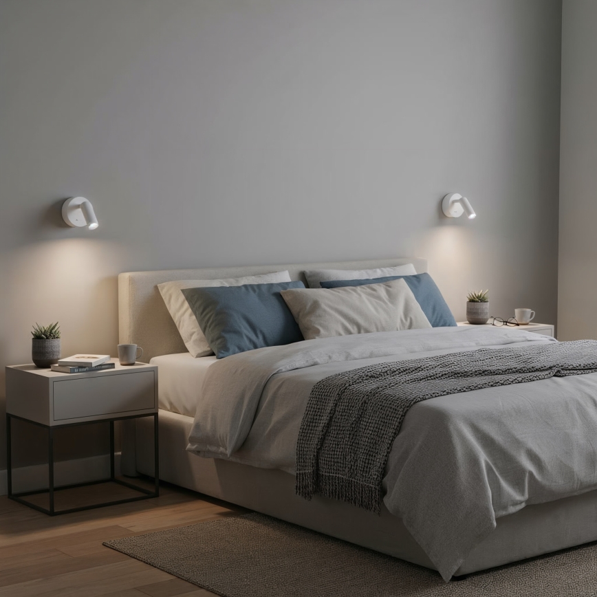 Ideal Lux - LED Fali spotlámpa BEAN LED/3W/230V CRI 90 fehér