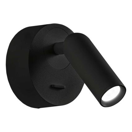 Ideal Lux - LED Fali spotlámpa BEAN LED/3W/230V CRI 90 fekete