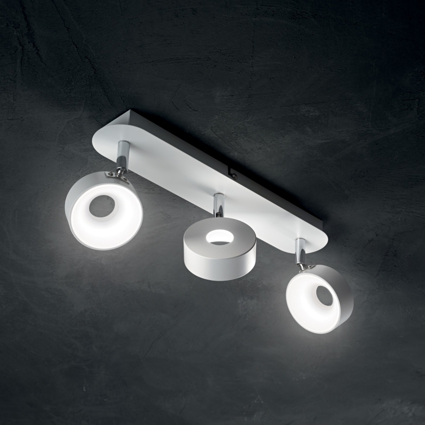 Ideal Lux - LED fali spotlámpa OBY 3xLED/6W/230V CRI 90 fehér