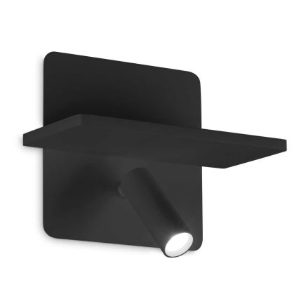 Ideal Lux - LED Fali spotlámpa PIANO LED/11,5W/230V USB fekete