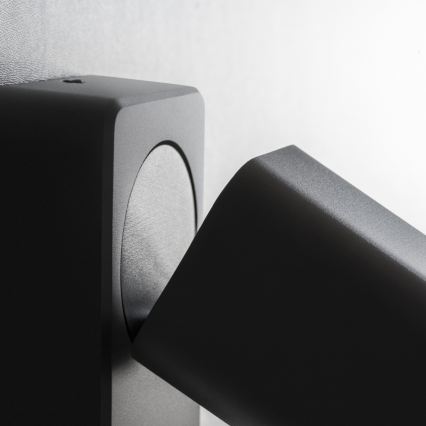 Ideal Lux - LED fali spotlámpa RUDY 1xGU10/7W/230V CRI 90 fekete