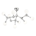 Ideal Lux - LED Felületre szerelhető csillár NODINO 9xG9/3W/230V fényezett króm/fehér