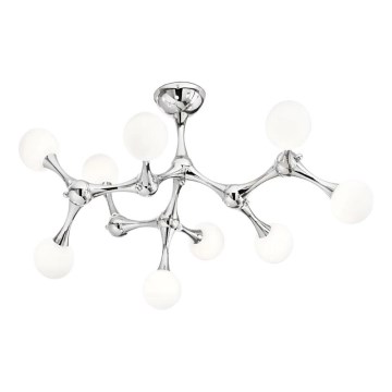 Ideal Lux - LED Felületre szerelhető csillár NODINO 9xG9/3W/230V fényezett króm/fehér