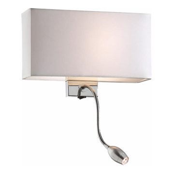 Ideal Lux - LED flexibilis fali lámpa HOTEL 1xE27/60W + LED/1,5W/230V