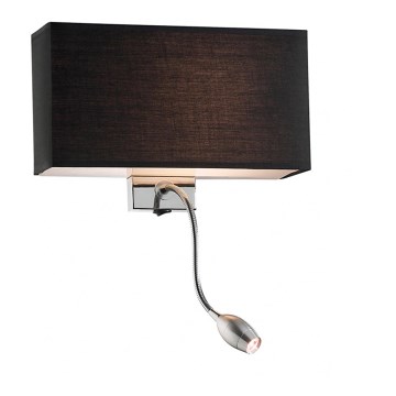 Ideal Lux - LED flexibilis fali lámpa HOTEL 1xE27/60W + LED/1,5W/230V