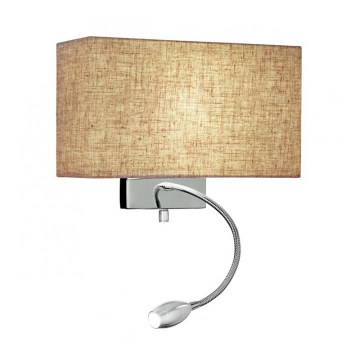 Ideal Lux - LED flexibilis fali lámpa HOTEL 1xE27/60W + LED/1,5W/230V