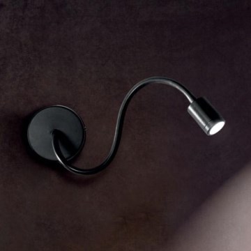 Ideal Lux - LED flexibilis olvasólámpa FOCUS LED/4W/230V CRI 90 fekete