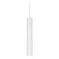 Ideal Lux - LED függeszték kábelen LOOK 1xGU10/7W/230V CRI 90 átm. 6 cm fehér