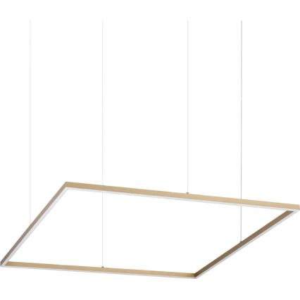 Ideal Lux - LED csillár zsinóron ORACLE SLIM LED/53W/230V 3000K CRI 90 90x90 cm arany