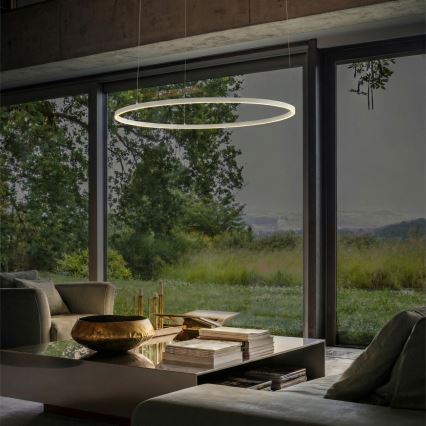 Ideal Lux - ORACLE SLIM LED csillár kábellel LED/37W/230V 3000K CRI 90 átm. 70 cm fehér
