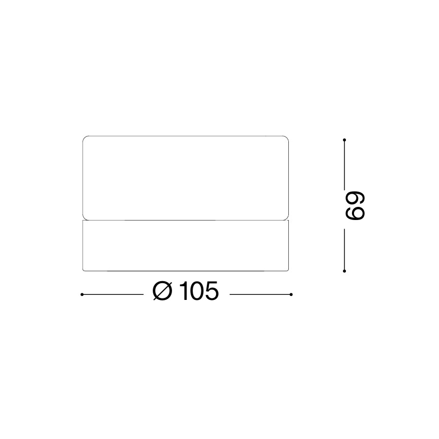 Ideal Lux - LED fürdőszobai mennyezeti lámpatest LOLLY 1xGX53/9W/230V átm. 10,5 cm IP44 fehér/átlátszó
