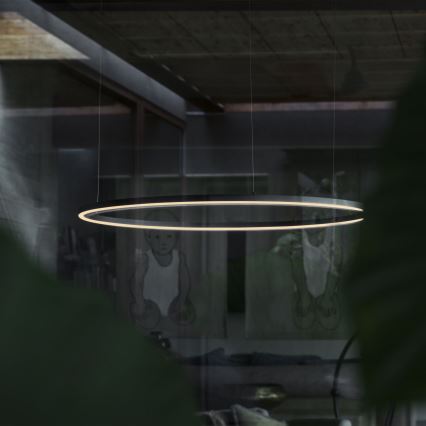 Ideal Lux - LED kábeles függeszték ORACLE SLIM LED/83W/230V 2700K CRI 90 átmérő 150 cm fekete