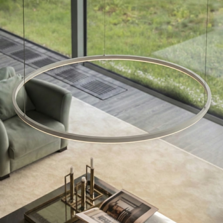 Ideal Lux - LED függőlámpa kábelen ORACLE SLIM LED/83W/230V 3000K CRI 90 átmérő 150 cm fehér