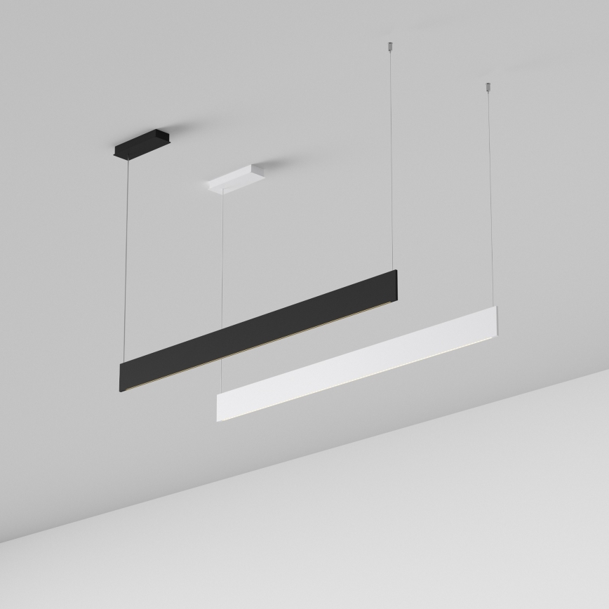 Ideal Lux - LED kábeles függeszték STEEL LED/24W/230V 3000K CRI 90 120 cm fekete