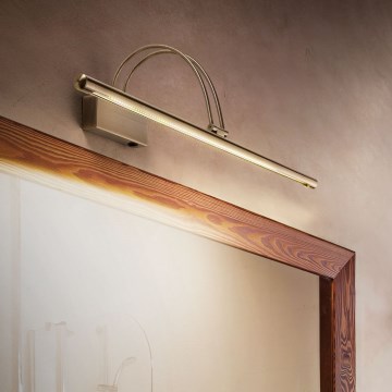 Ideal Lux - LED képvilágító BOW LED/8W/230V 76 cm CRI 90 sárgaréz