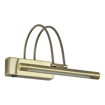 Ideal Lux - LED képvilágító lámpa BOW LED/3,5W/230V CRI 90 26 cm sárgaréz