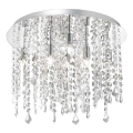 Ideal Lux - LED Kristály mennyezeti lámpa ROYAL 8xG9/3W/230V átm. 40 cm fényezett króm
