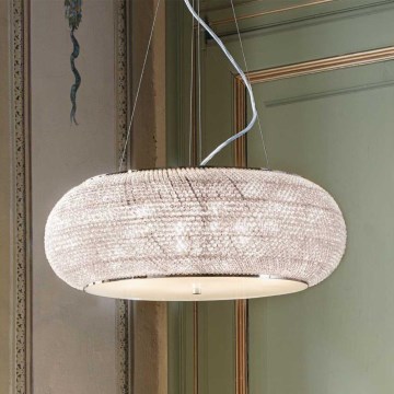 Ideal Lux - LED kristálycsillár kábelen PASHA 14xE14/40W/230V átmérő 65 cm fényes króm
