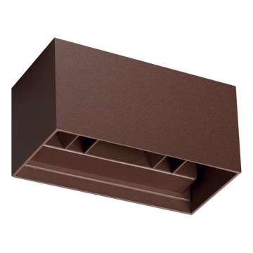 Ideal Lux - LED kültéri fali lámpa ATOM LED/25W/230V CRI 90 IP54 barna