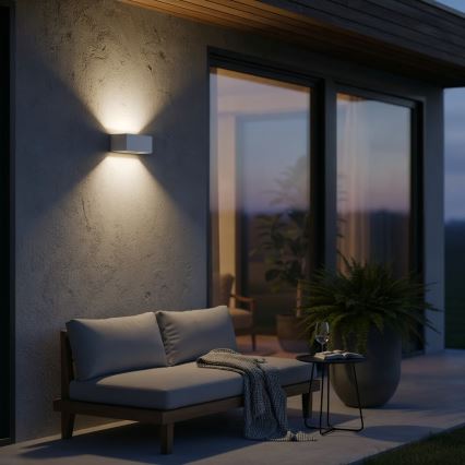 Ideal Lux - LED Kültéri fali lámpa ATOM LED/25W/230V CRI 90 IP54 fehér