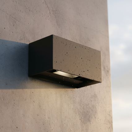 Ideal Lux - LED Kültéri fali lámpa ATOM LED/25W/230V CRI 90 IP54 fekete