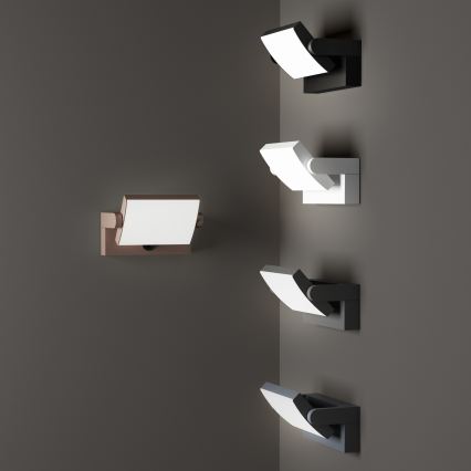 Ideal Lux - LED Kültéri fali lámpa érzékelővel SWIPE LED/21W/230V CRI 90 IP54 antracit