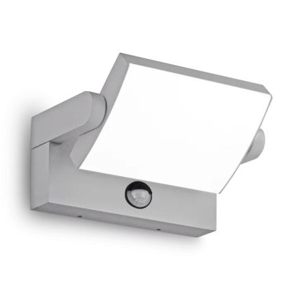 Ideal Lux - LED kültéri fali lámpatest érzékelővel SWIPE LED/21W/230V CRI 90 IP54 fehér
