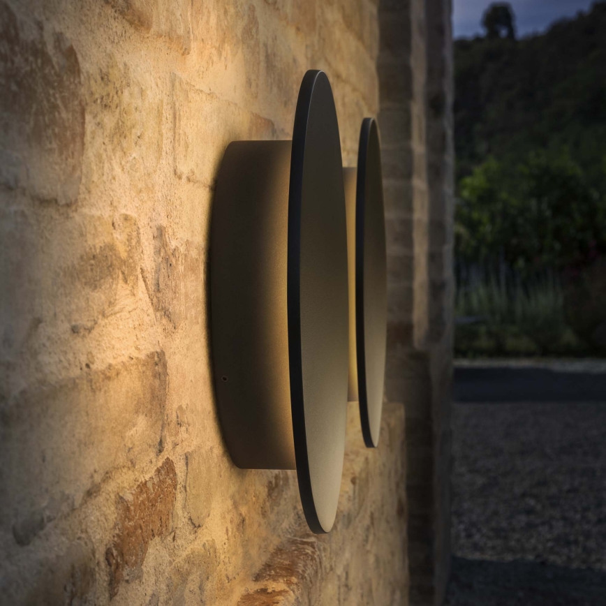 Ideal Lux - LED kültéri fali lámpatest PUNTO LED/16W/230V CRI 90 átm. 30 cm IP54 fekete