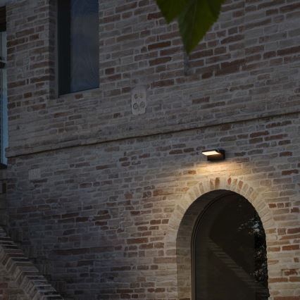 Ideal Lux - LED Kültéri fali lámpa SWIPE LED/21W/230V CRI 90 IP54 barna