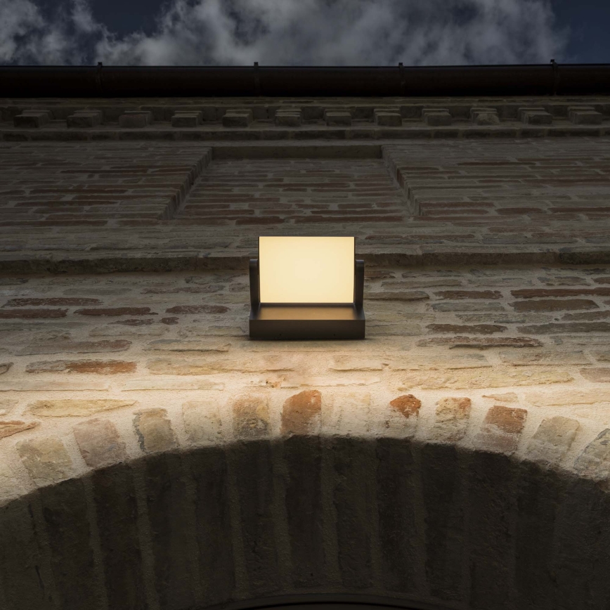 Ideal Lux - LED Kültéri fali lámpa SWIPE LED/21W/230V CRI 90 IP54 barna