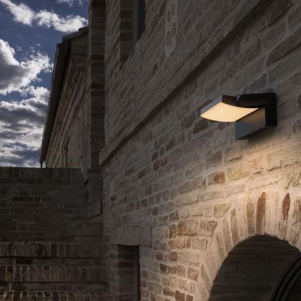 Ideal Lux - LED Kültéri fali lámpa SWIPE LED/21W/230V CRI 90 IP54 antracit