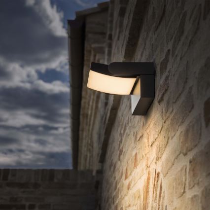 Ideal Lux - LED Kültéri fali lámpa SWIPE LED/21W/230V CRI 90 IP54 antracit