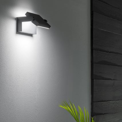 Ideal Lux - LED Kültéri fali lámpa SWIPE LED/21W/230V CRI 90 IP54 antracit
