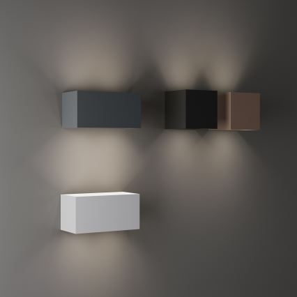 Ideal Lux - LED kültéri fali lámpatest ATOM LED/12W/230V CRI 90 IP54 barna