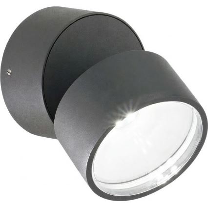 Ideal Lux - LED kültéri fali lámpatest OMEGA LED/7W/230V CRI 90 IP54 antracit